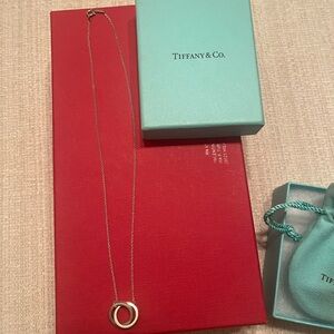 Tiffany & Co. Silver Interlocking Circles Necklace